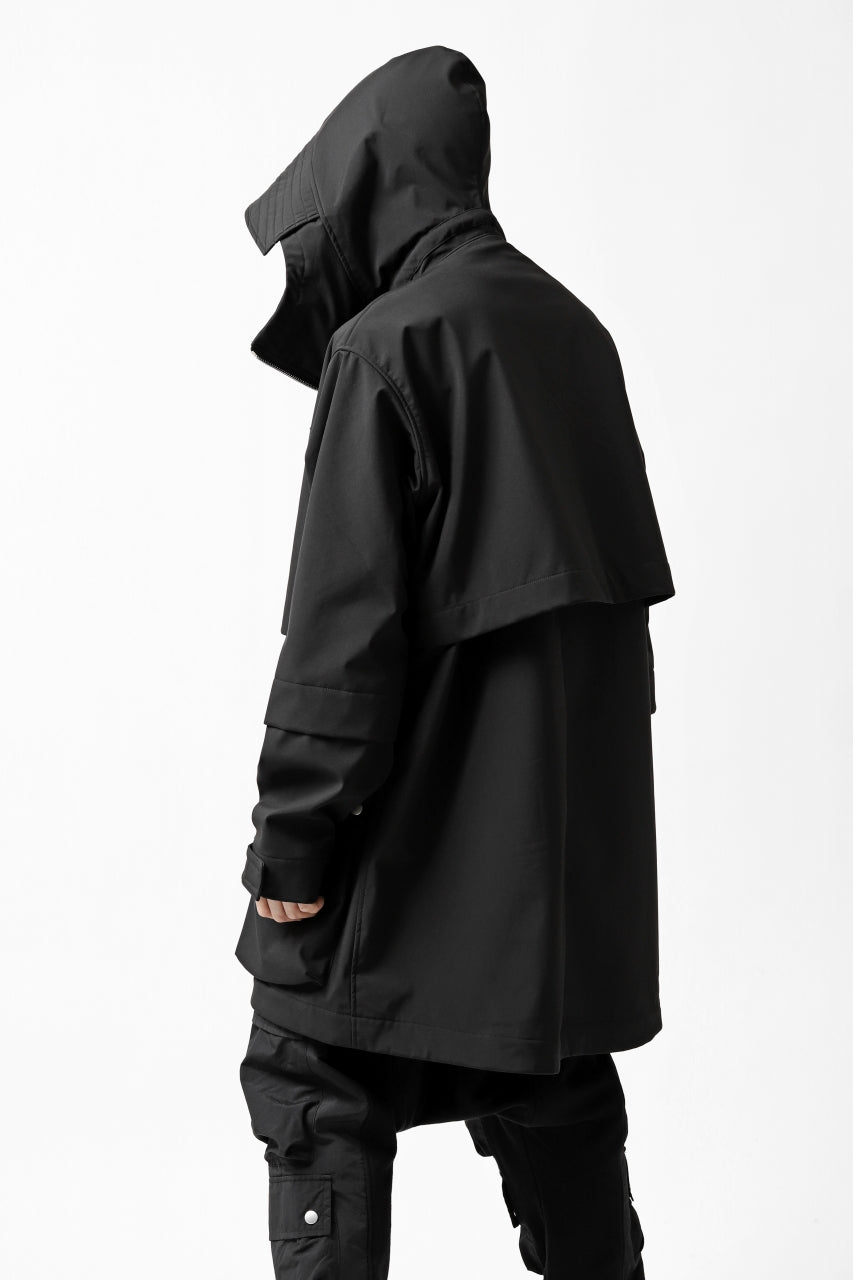 画像をギャラリービューアに読み込む, A.F ARTEFACT "LIGHT-WARMER" MODS COAT / FLEECE BONDING NYLON (BLACK)
