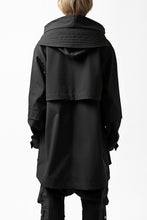 画像をギャラリービューアに読み込む, A.F ARTEFACT "LIGHT-WARMER" MODS COAT / FLEECE BONDING NYLON (BLACK)