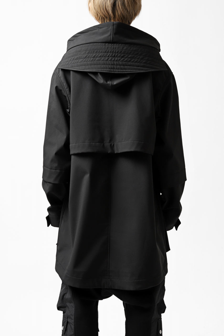 画像をギャラリービューアに読み込む, A.F ARTEFACT "LIGHT-WARMER" MODS COAT / FLEECE BONDING NYLON (BLACK)