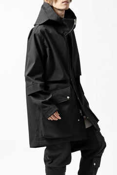 画像をギャラリービューアに読み込む, A.F ARTEFACT "LIGHT-WARMER" MODS COAT / FLEECE BONDING NYLON (BLACK)
