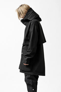 画像をギャラリービューアに読み込む, A.F ARTEFACT "LIGHT-WARMER" MODS COAT / FLEECE BONDING NYLON (BLACK)