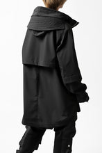 画像をギャラリービューアに読み込む, A.F ARTEFACT "LIGHT-WARMER" MODS COAT / FLEECE BONDING NYLON (BLACK)