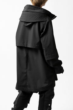画像をギャラリービューアに読み込む, A.F ARTEFACT "LIGHT-WARMER" MODS COAT / FLEECE BONDING NYLON (BLACK)