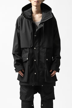 画像をギャラリービューアに読み込む, A.F ARTEFACT "LIGHT-WARMER" MODS COAT / FLEECE BONDING NYLON (BLACK)