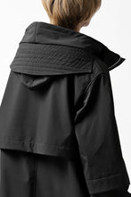 画像をギャラリービューアに読み込む, A.F ARTEFACT "LIGHT-WARMER" MODS COAT / FLEECE BONDING NYLON (BLACK)