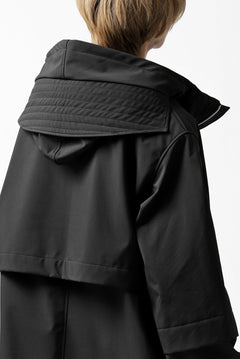 画像をギャラリービューアに読み込む, A.F ARTEFACT "LIGHT-WARMER" MODS COAT / FLEECE BONDING NYLON (BLACK)