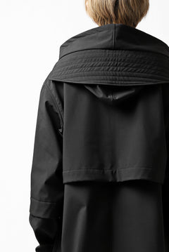 画像をギャラリービューアに読み込む, A.F ARTEFACT "LIGHT-WARMER" MODS COAT / FLEECE BONDING NYLON (BLACK)
