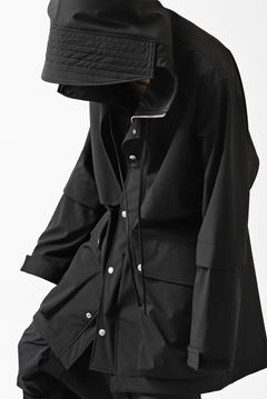 画像をギャラリービューアに読み込む, A.F ARTEFACT "LIGHT-WARMER" MODS COAT / FLEECE BONDING NYLON (BLACK)