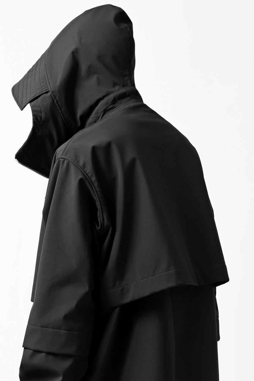 画像をギャラリービューアに読み込む, A.F ARTEFACT "LIGHT-WARMER" MODS COAT / FLEECE BONDING NYLON (BLACK)