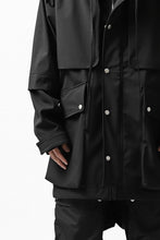 画像をギャラリービューアに読み込む, A.F ARTEFACT "LIGHT-WARMER" MODS COAT / FLEECE BONDING NYLON (BLACK)