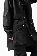 画像をギャラリービューアに読み込む, A.F ARTEFACT "LIGHT-WARMER" MODS COAT / FLEECE BONDING NYLON (BLACK)