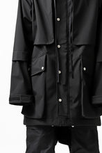 画像をギャラリービューアに読み込む, A.F ARTEFACT "LIGHT-WARMER" MODS COAT / FLEECE BONDING NYLON (BLACK)