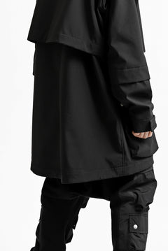画像をギャラリービューアに読み込む, A.F ARTEFACT "LIGHT-WARMER" MODS COAT / FLEECE BONDING NYLON (BLACK)