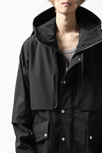 画像をギャラリービューアに読み込む, A.F ARTEFACT "LIGHT-WARMER" MODS COAT / FLEECE BONDING NYLON (BLACK)