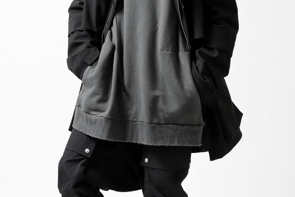 画像をギャラリービューアに読み込む, A.F ARTEFACT "LIGHT-WARMER" MODS COAT / FLEECE BONDING NYLON (BLACK)