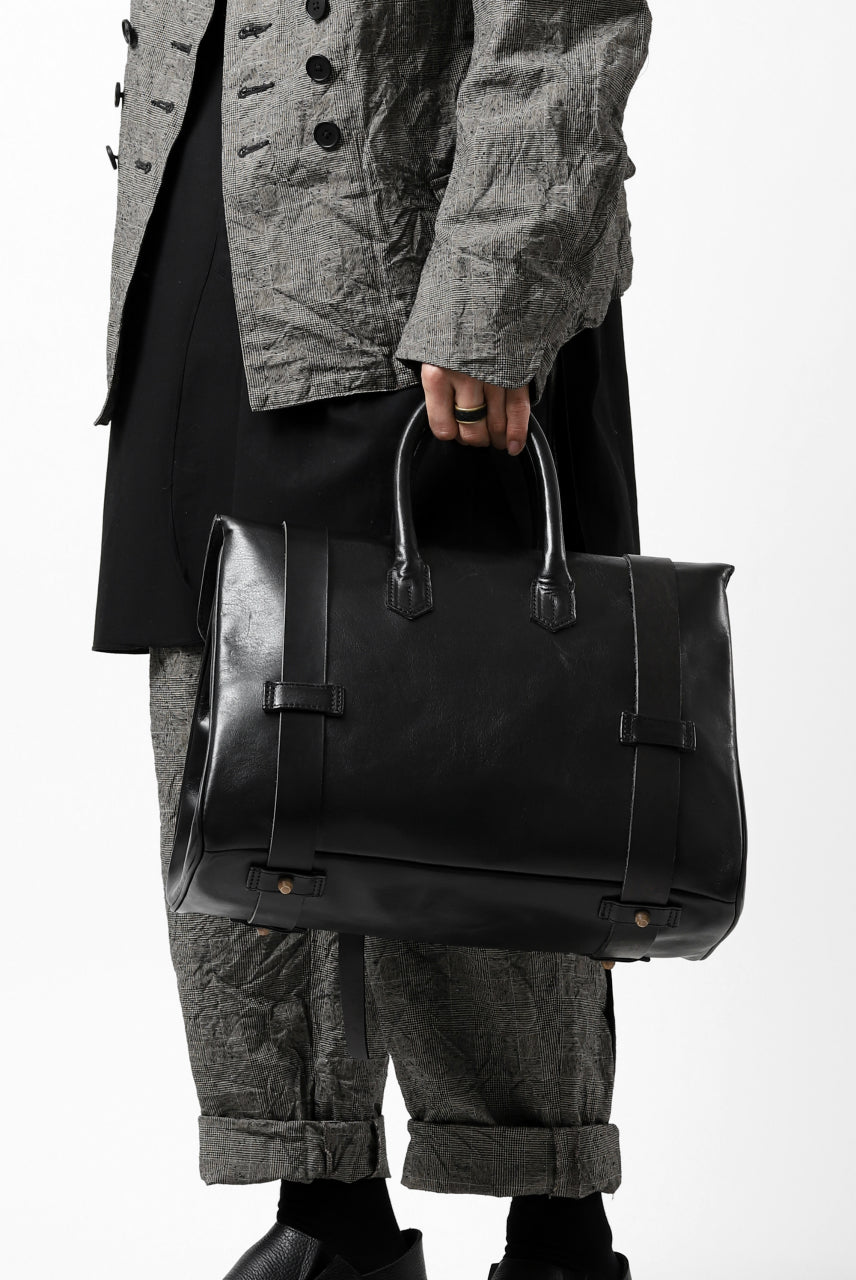 画像をギャラリービューアに読み込む, ierib VOYGER 30 HAND BAG / smooth horse leather (BLACK)