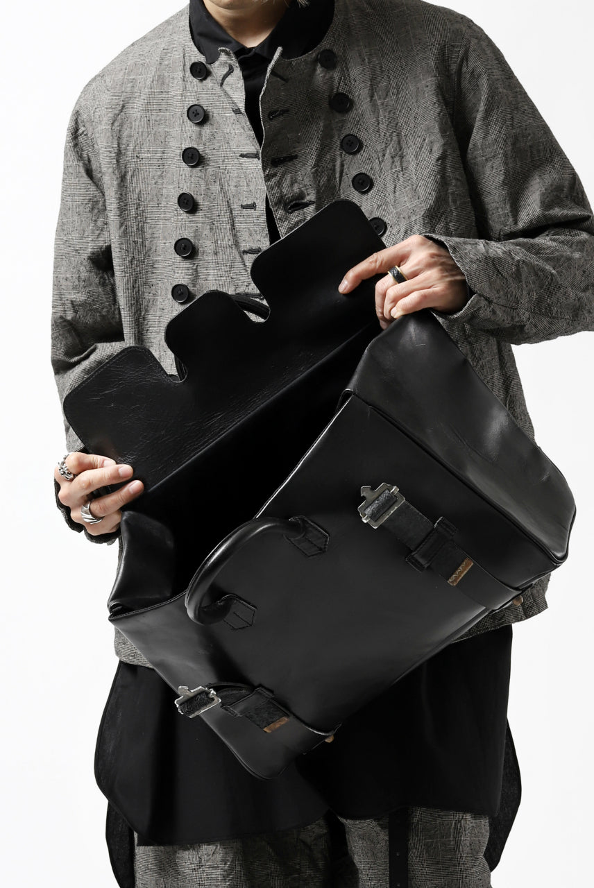 画像をギャラリービューアに読み込む, ierib VOYGER 30 HAND BAG / smooth horse leather (BLACK)