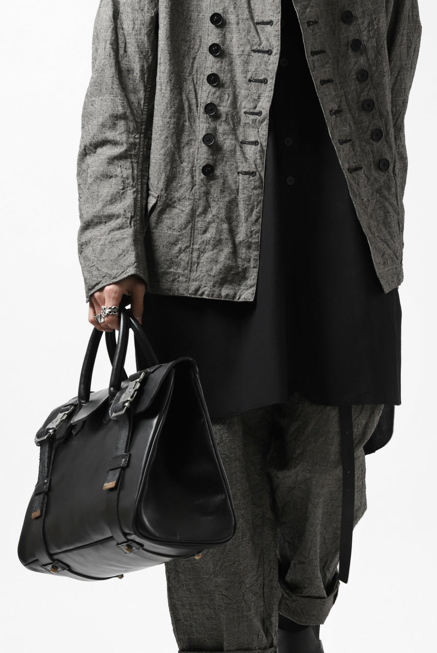 画像をギャラリービューアに読み込む, ierib VOYGER 30 HAND BAG / smooth horse leather (BLACK)