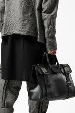 画像をギャラリービューアに読み込む, ierib VOYGER 30 HAND BAG / smooth horse leather (BLACK)