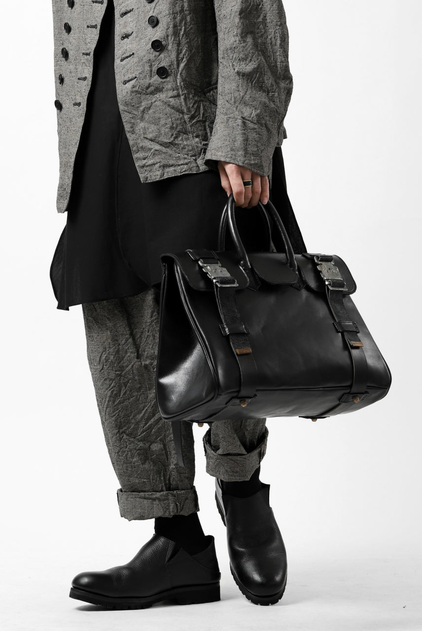 画像をギャラリービューアに読み込む, ierib VOYGER 30 HAND BAG / smooth horse leather (BLACK)
