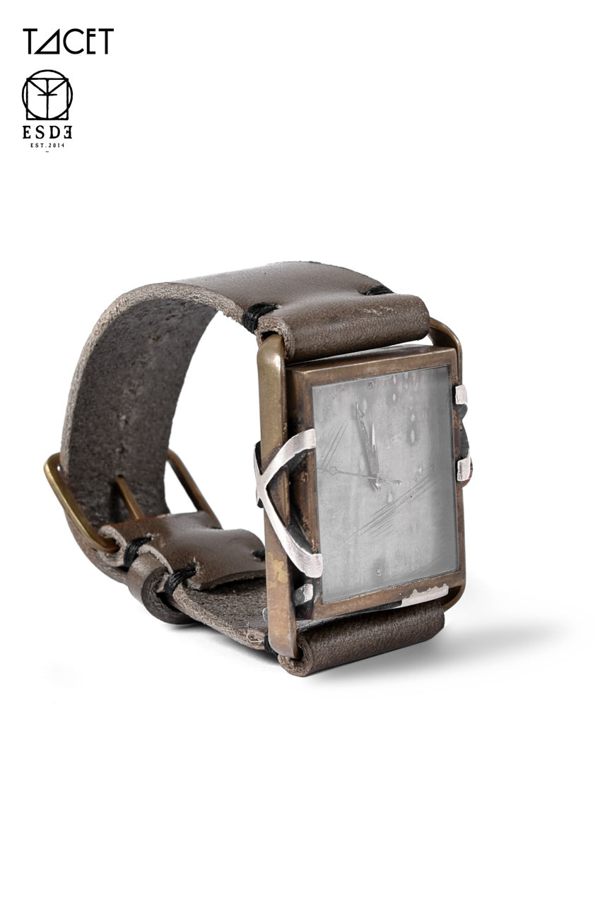画像をギャラリービューアに読み込む, TACET x ESDE - Pyramid watch in brass with Black Diamond (Automatic)