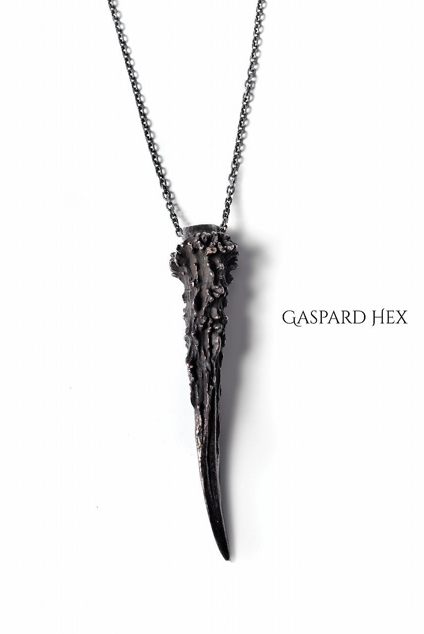 画像をギャラリービューアに読み込む, GASPARD HEX Big Horn Bronze 80cm chain