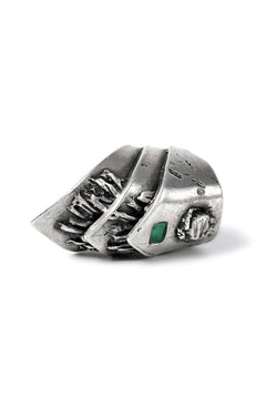 画像をギャラリービューアに読み込む, GASPARD HEX Mayan Ring with EMERALD JEWELRY