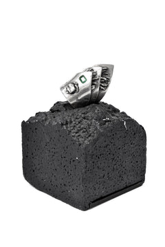 画像をギャラリービューアに読み込む, GASPARD HEX Mayan Ring with EMERALD JEWELRY