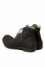 画像をギャラリービューアに読み込む, prtl "one make" Lace Up Boots (JAPAN Cow Reversed Leather / Hand Dyed BLACK)