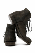 画像をギャラリービューアに読み込む, prtl "one make" Lace Up Boots (JAPAN Cow Reversed Leather / Hand Dyed BLACK)