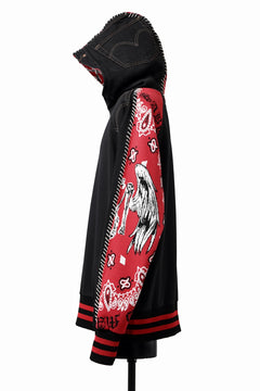 画像をギャラリービューアに読み込む, MASSIMO SABBADIN exclusive HOODY wt. VINTAGE DENIM/BANDANA APP. (dkb1)