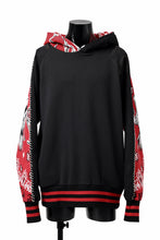 画像をギャラリービューアに読み込む, MASSIMO SABBADIN exclusive HOODY wt. VINTAGE DENIM/BANDANA APP. (dkb1)