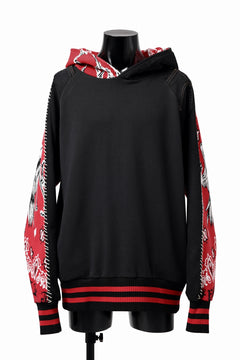 画像をギャラリービューアに読み込む, MASSIMO SABBADIN exclusive HOODY wt. VINTAGE DENIM/BANDANA APP. (dkb1)