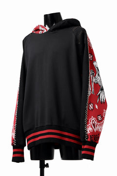 画像をギャラリービューアに読み込む, MASSIMO SABBADIN exclusive HOODY wt. VINTAGE DENIM/BANDANA APP. (dkb1)