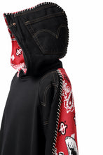 画像をギャラリービューアに読み込む, MASSIMO SABBADIN exclusive HOODY wt. VINTAGE DENIM/BANDANA APP. (dkb1)