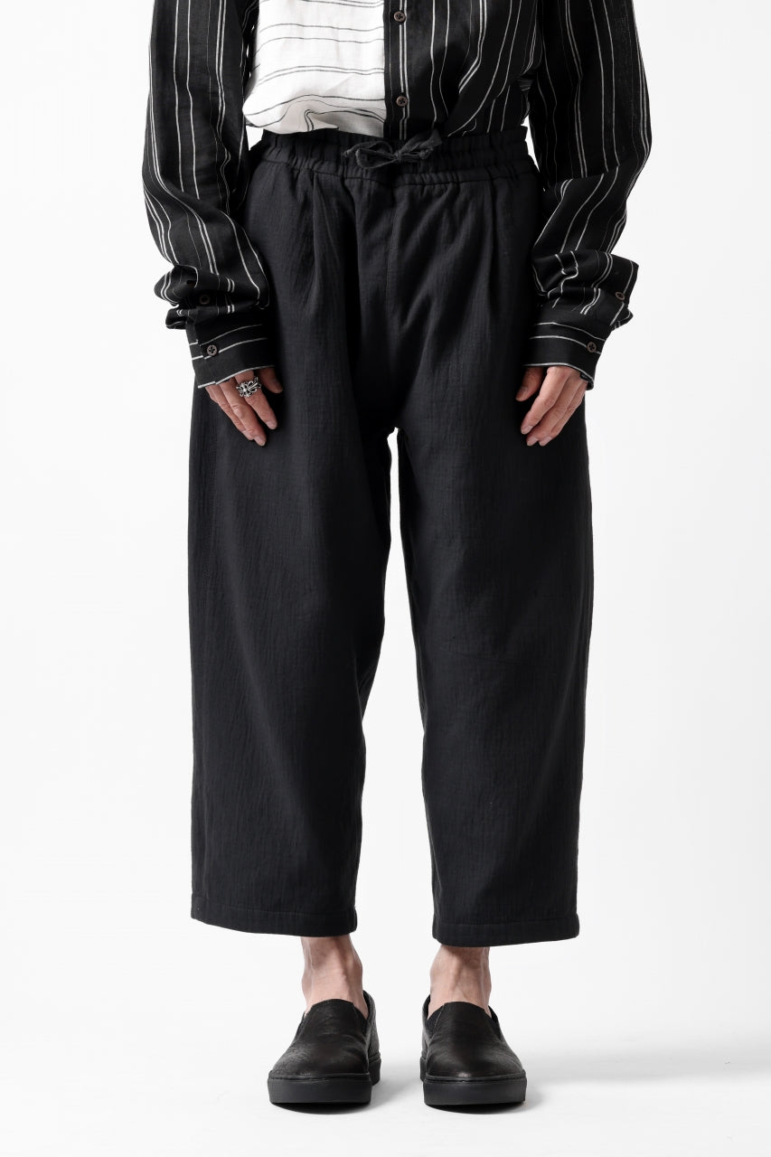 画像をギャラリービューアに読み込む, Hannibal. 7/8 Trousers / wali 216. (VINTAGE BLACK)