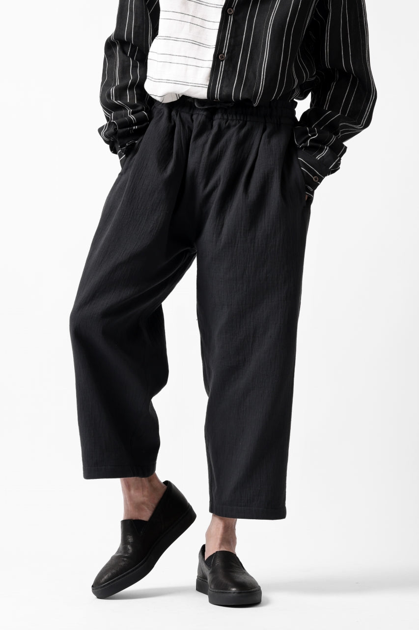 画像をギャラリービューアに読み込む, Hannibal. 7/8 Trousers / wali 216. (VINTAGE BLACK)