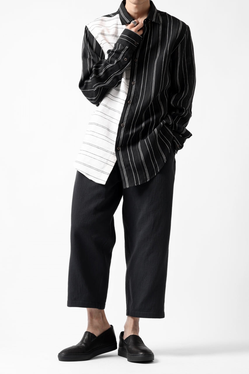 画像をギャラリービューアに読み込む, Hannibal. 7/8 Trousers / wali 216. (VINTAGE BLACK)