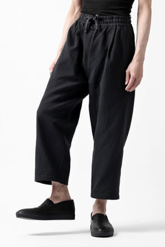 画像をギャラリービューアに読み込む, Hannibal. 7/8 Trousers / wali 216. (VINTAGE BLACK)