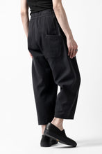 画像をギャラリービューアに読み込む, Hannibal. 7/8 Trousers / wali 216. (VINTAGE BLACK)