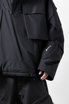 画像をギャラリービューアに読み込む, D-VEC x ALMOSTBLACK HOODED JACKET / GORE-TEX PRODUCT 2L PRIMALOFT SHELL (BLACK)