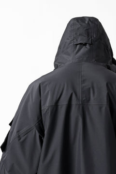 画像をギャラリービューアに読み込む, D-VEC x ALMOSTBLACK HOODED JACKET / GORE-TEX PRODUCT 2L PRIMALOFT SHELL (BLACK)