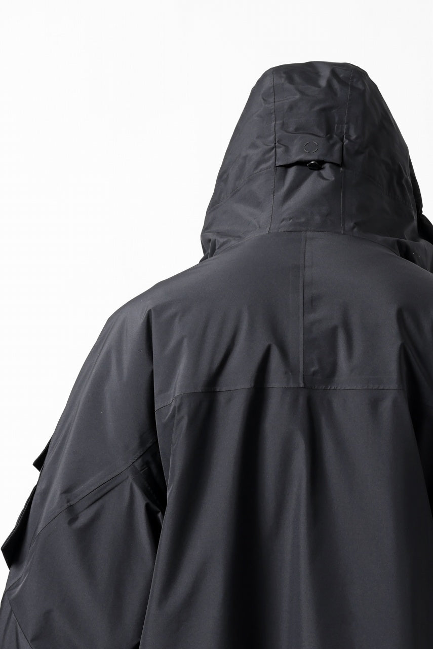 画像をギャラリービューアに読み込む, D-VEC x ALMOSTBLACK HOODED JACKET / GORE-TEX PRODUCT 2L PRIMALOFT SHELL (BLACK)