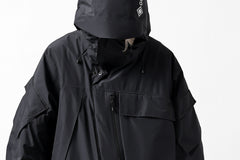 画像をギャラリービューアに読み込む, D-VEC x ALMOSTBLACK HOODED JACKET / GORE-TEX PRODUCT 2L PRIMALOFT SHELL (BLACK)