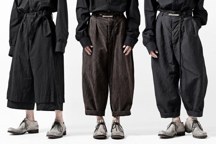 NEW ARRIVAL | KLASICA GOSSE and VENT TROUSERS. (23SS)