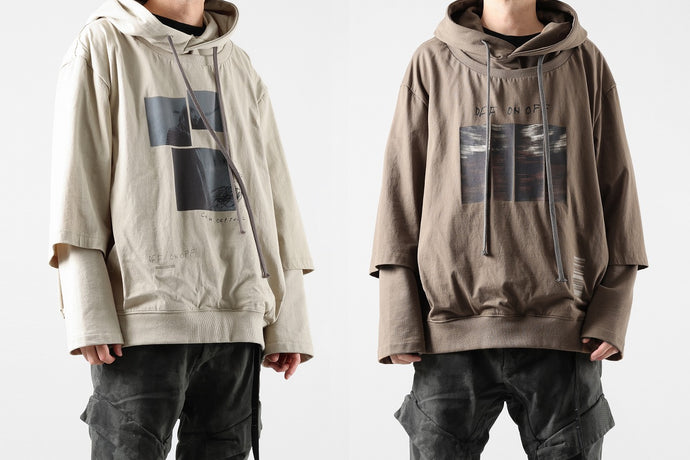 ARTEFACT LAYERED TEE HOODIE coordination