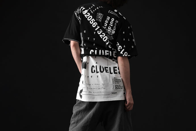 STYLING - A.F ARTEFACT "TOTAL PATTERN PRINT TEE" & daub "DYEING SHORTS". (22SS)