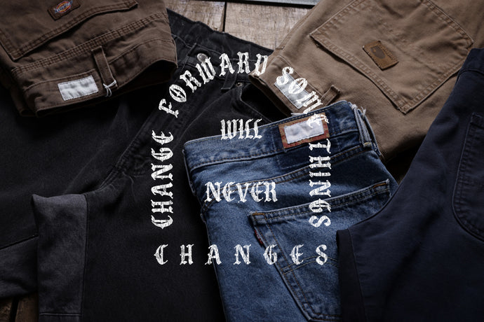 NEW ARRIVAL | CHANGES x LOOM exclusive REMAKE REGULAR FIT DENIM & CARPENTER PANTS.