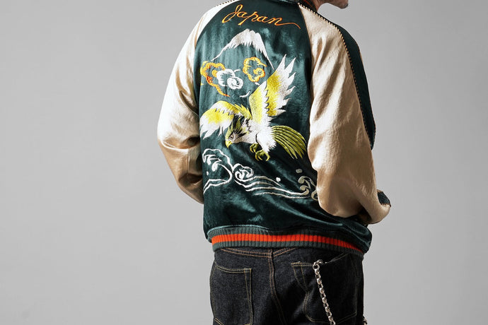 NEW ARRIVAL |  ”FULLCOUNT” 2094 Skajan “Hawk & Dragon” Souvenir Jacket