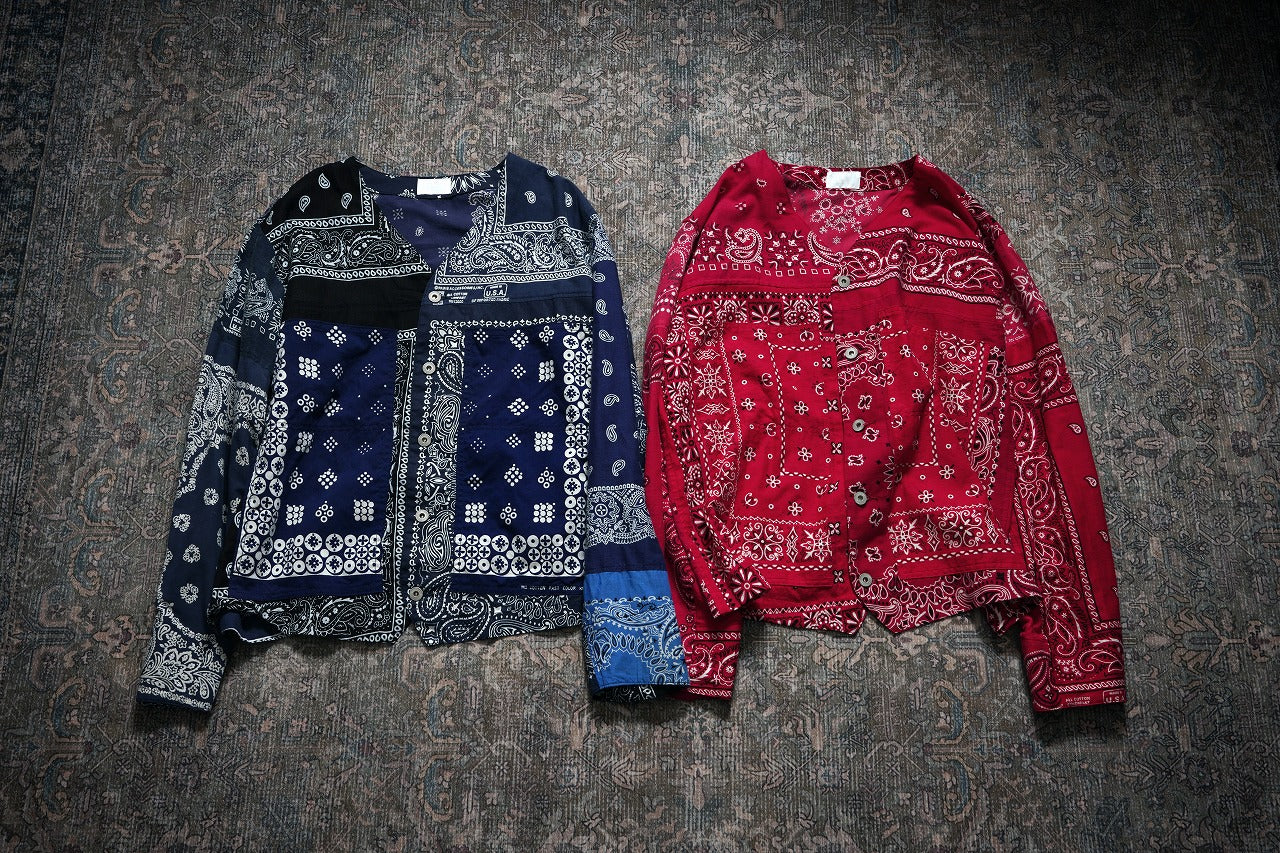 At Last バンダナ CHANGES ”ヴィンテージバンダナを再構築した、エンジニアジャケット